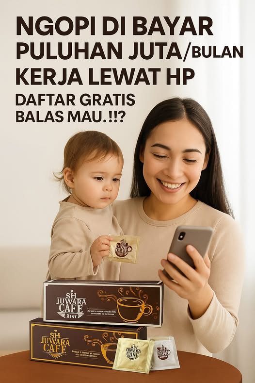 Ngopi Dibayar Puluhan Juta Peluang Bisnis Shuang Hor dari Rumah Lewat HP